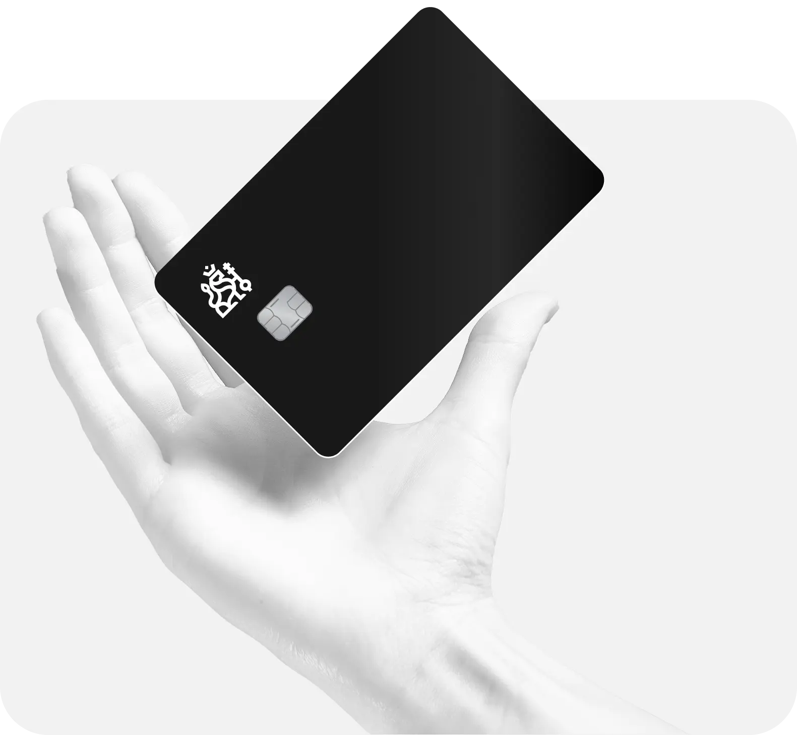 Physical card features illustration